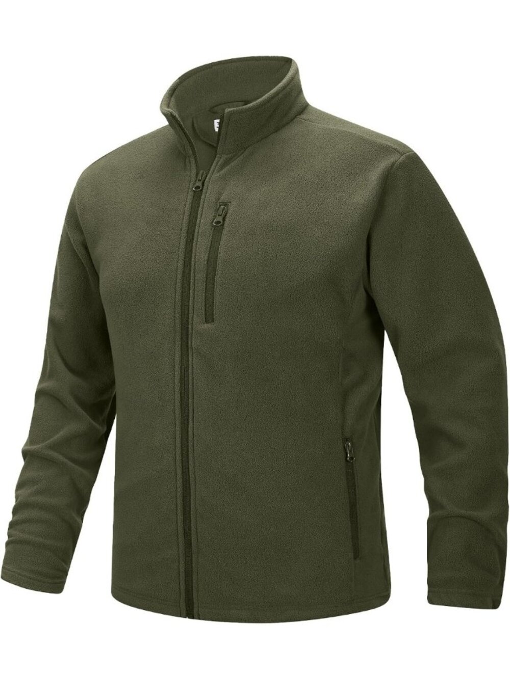 Lightweight Men's Full Zip Fleece Jacket - Warm, Soft, Cozy Polar Outerwear